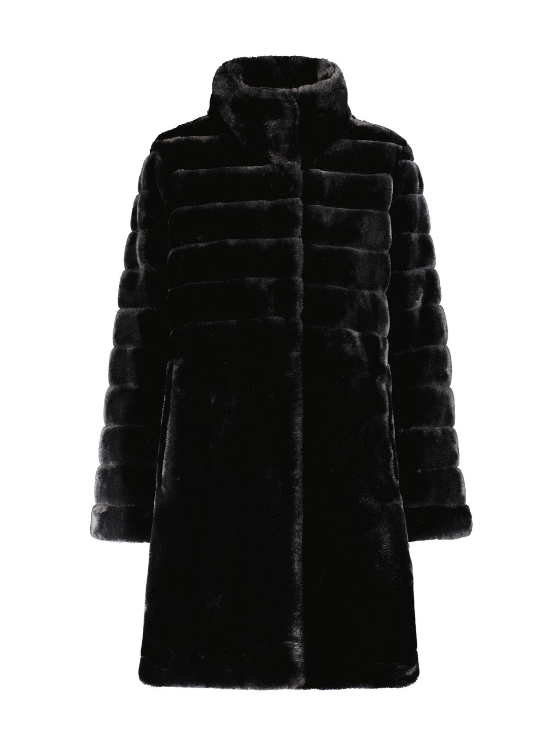 Jones NY Long Faux Fur Coat for Women