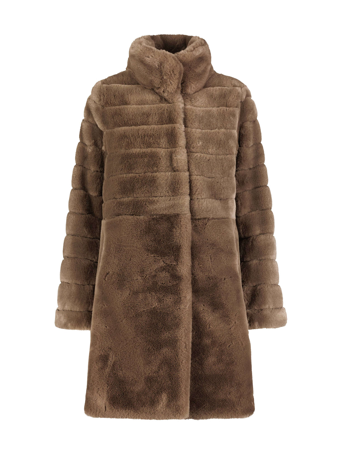 Jones NY Long Faux Fur Coat for Women